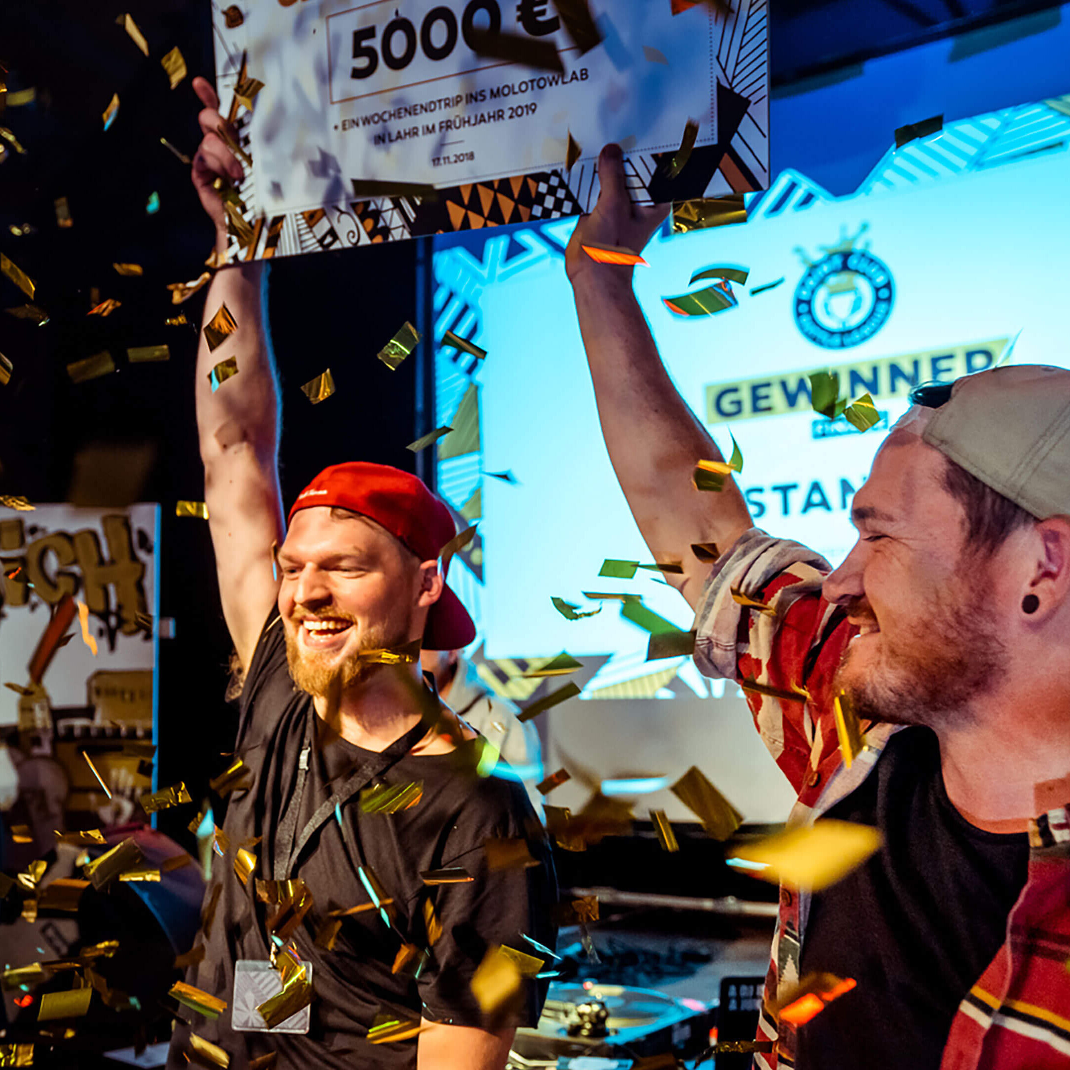 Die Gewinner der PAINT CLUB BATTLE LEAGUE 2018 mit einem 5000,00€ Gutschein